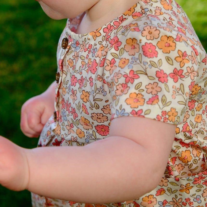 Robe Pique-nique Fleurs 2-8ans-Chat Botte-CHI-1262481C-PEC-CLÉMENT