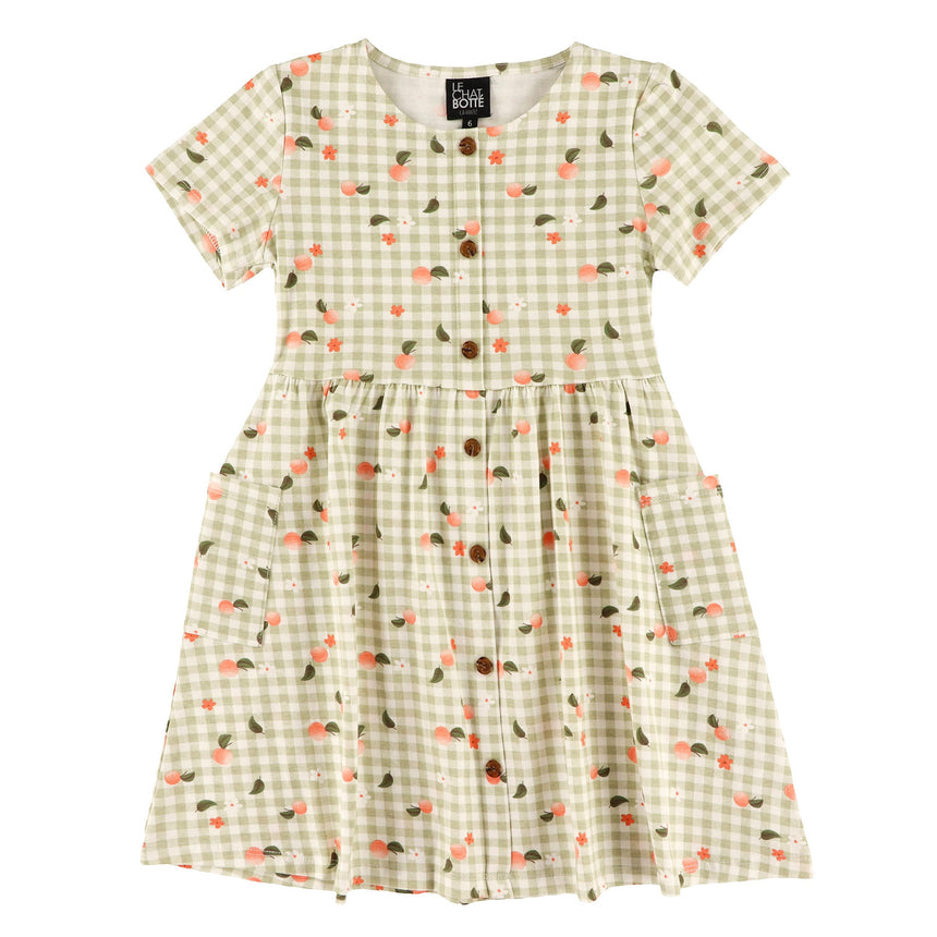 Robe Pique-nique Pêches 2-8ans-Chat Botte-Sauge-2-CHI-1262481C-SAU-CLÉMENT