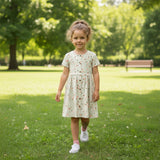 Robe Pique-nique Pêches 2-8ans-Chat Botte-CHI-1262481C-SAU-CLÉMENT