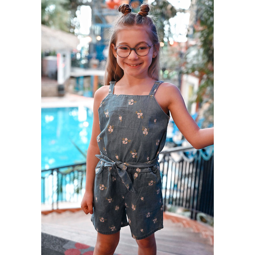 Picnic Chambray Romper 2-8y