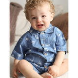 Barboteuse Chambray Surf 3-24mois-Chat Botte-CHI-1264452C-CLÉMENT