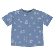 T-shirt Surf Plage 3-24mois-Chat Botte-Bleu-3 m-CHI-1264454C-BLE-CLÉMENT