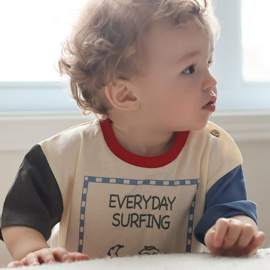 Ensemble Short Surf Chien3-24mois-Chat Botte-CHI-1264458C-ROU-CLÉMENT