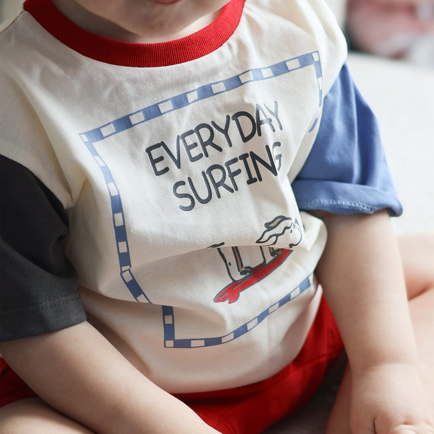 Ensemble Short Surf Chien3-24mois-Chat Botte-CHI-1264458C-ROU-CLÉMENT