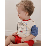 Ensemble Short Surf Chien3-24mois-Chat Botte-CHI-1264458C-ROU-CLÉMENT