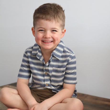 Chemise Surf Rayée 2-10ans-Chat Botte-CHI-1265455C-CHA-CLÉMENT