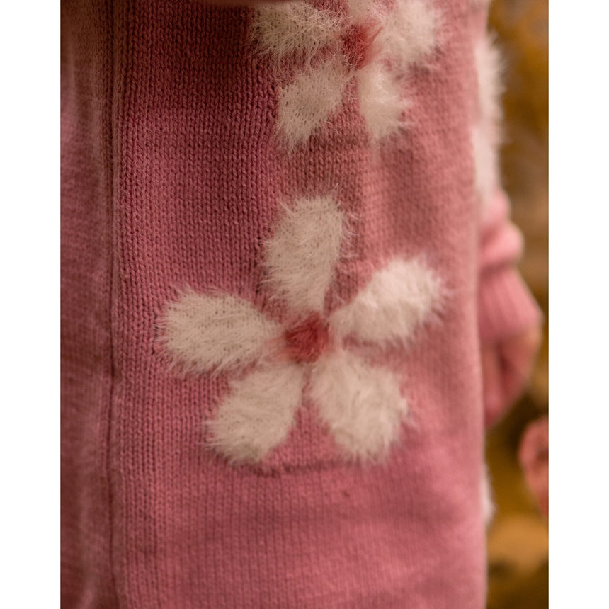 Cat Poetry Knit Dress 3-24m
