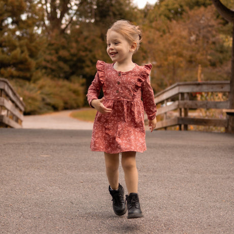 Robe Imprimée Poésie Floral 2-8ans