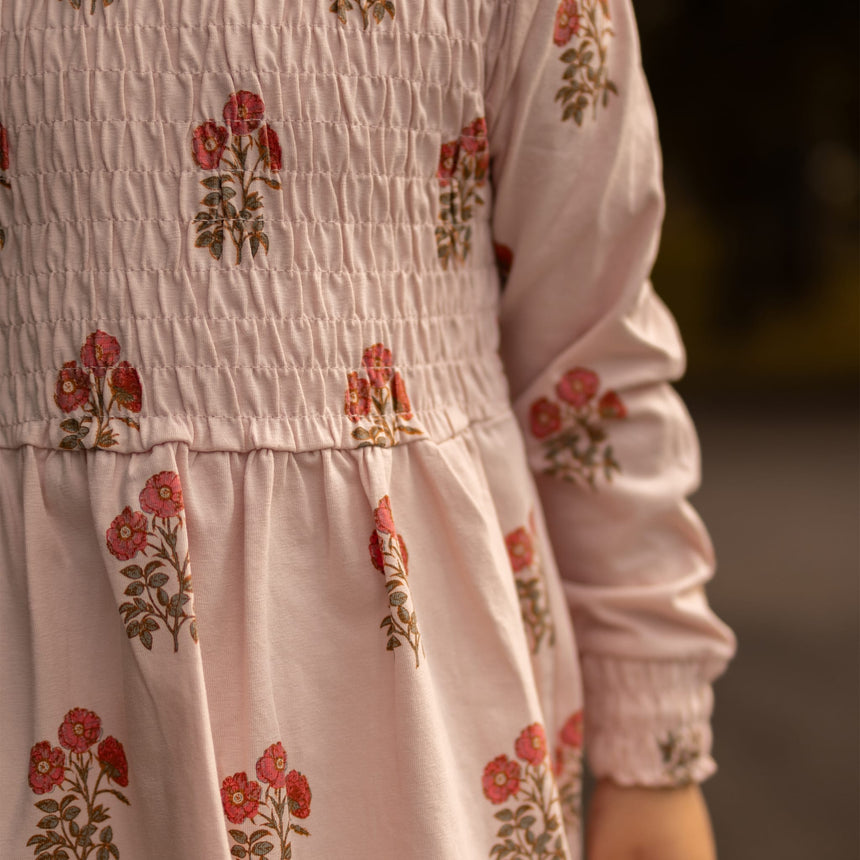 Bouquets AOP Poetry Dress 2-8