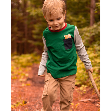 T-Shirt Manches Longues Académie Ours 2-10ans