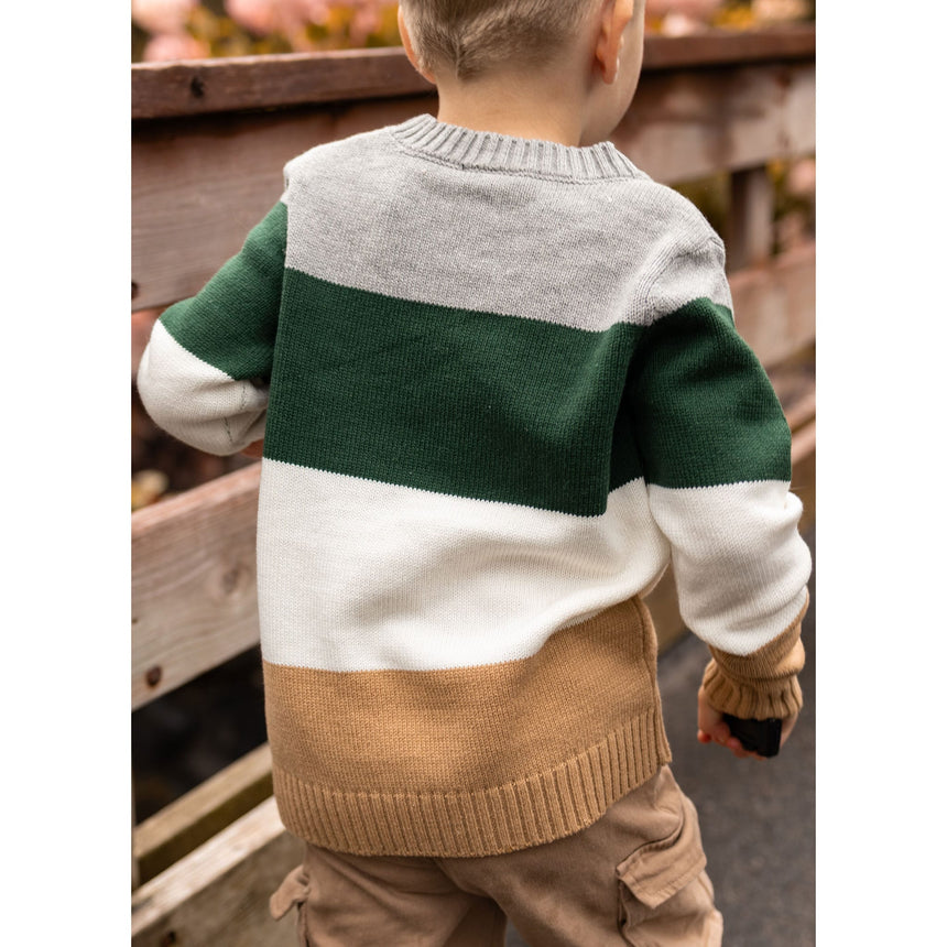 Pull Tricot Academy Rayé 2-8ans