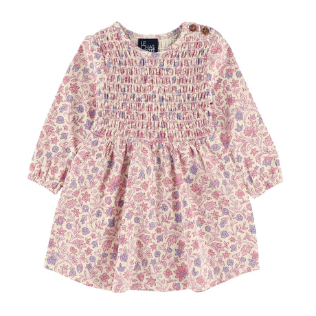 Robe Fleurs Jardin D'amour 3-24mois-Chat Botte-Ivoire-3 m-CHI-2261450C-CLÉMENT