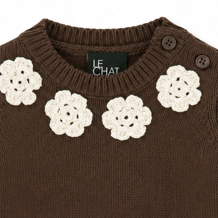 Robe Tricot Jardin D'amour 3-24mois-Chat Botte-CHI-2261453C-BRU-CLÉMENT