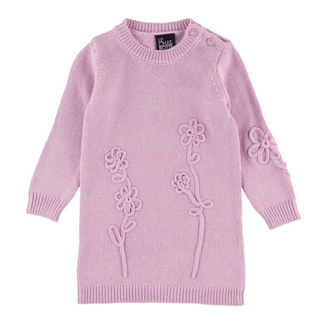 Robe Tricot Jardin D'amour3-24mois-Chat Botte-Lilas-3 m-CHI-2261453C-LIL-CLÉMENT
