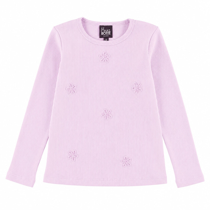 T-shirt Jardin D'amour 2-8ans-Chat Botte-Lilas-2-CHI-2262451C-LIL-CLÉMENT