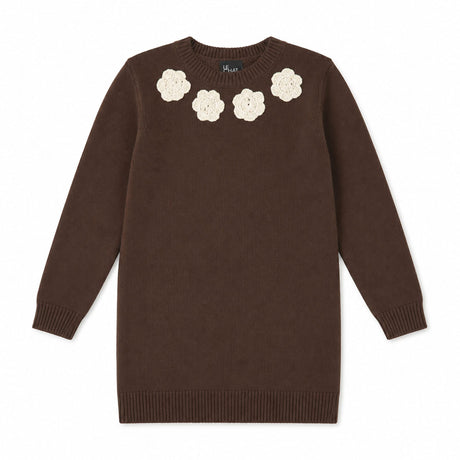Robe Tricot Jardin D'amour 2-8ans-Chat Botte-Brun-2-CHI-2262453C-BRU-CLÉMENT