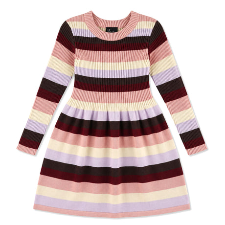 Robe Rayée Jardin D'amour 2-8ans-Chat Botte-Rose-2-CHI-2262459C-CLÉMENT