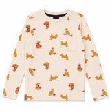 T-shirt Imprimé Chiens Recrue 2-8ans-Chat Botte-Ivoire-2-CHI-2265430C-CLÉMENT
