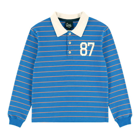 Polo Rayée Recrue 2-8ans-Chat Botte-Bleu-2-CHI-2265431C-BLE-CLÉMENT
