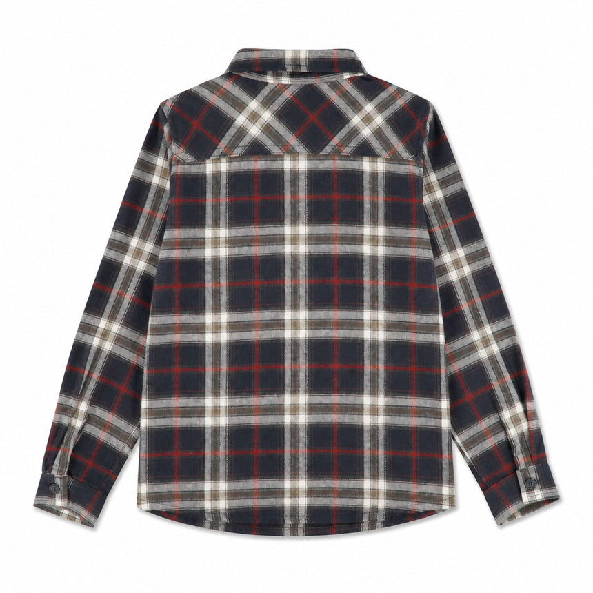 Chemise Carreaux Recrue 2-8ans-Chat Botte-CHI-2265432C-CLÉMENT