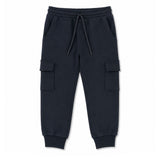 Pantalon Ouaté Recrue 2-8ans-Chat Botte-Marine-2-CHI-2265436C-CLÉMENT