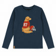 T-shirt Chien Jersey Recrue 2-8ans-Chat Botte-Marine-2-CHI-2265500C-CLÉMENT