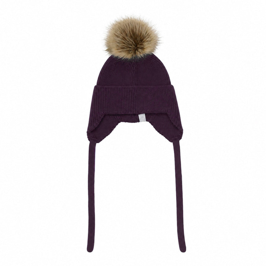 Tuque Pompon Tricot 3-10ans-Color Kids-Prune-3-6 ans-CLO-5504804953-2-CLÉMENT