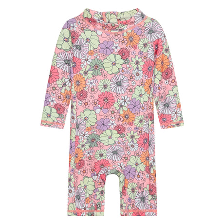 Maillot UV Imprimée Fleurs 9-18mois-Color Kids-Corail-9 m-CLO-720300-5077-CLÉMENT