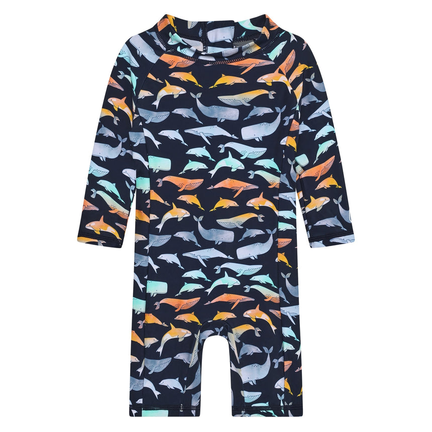 Maillot UV Imprimée Baleine 9-18mois-Color Kids-Marine-9 m-CLO-720300-7721-CLÉMENT