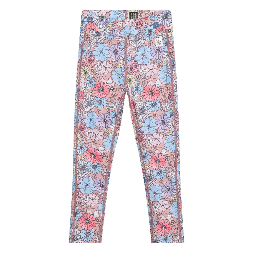 Legging Imprimée Fleurs 4-8ans-Color Kids-Rose-4-CLO-742641-4197-CLÉMENT