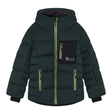 Manteau Matelassé Ski 4-10ans-Color Kids-Forêt-4-CLO-742765-9150-CLÉMENT