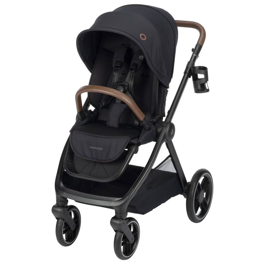 Oxford Stroller + Mico Luxe+ Car Seat - Black
