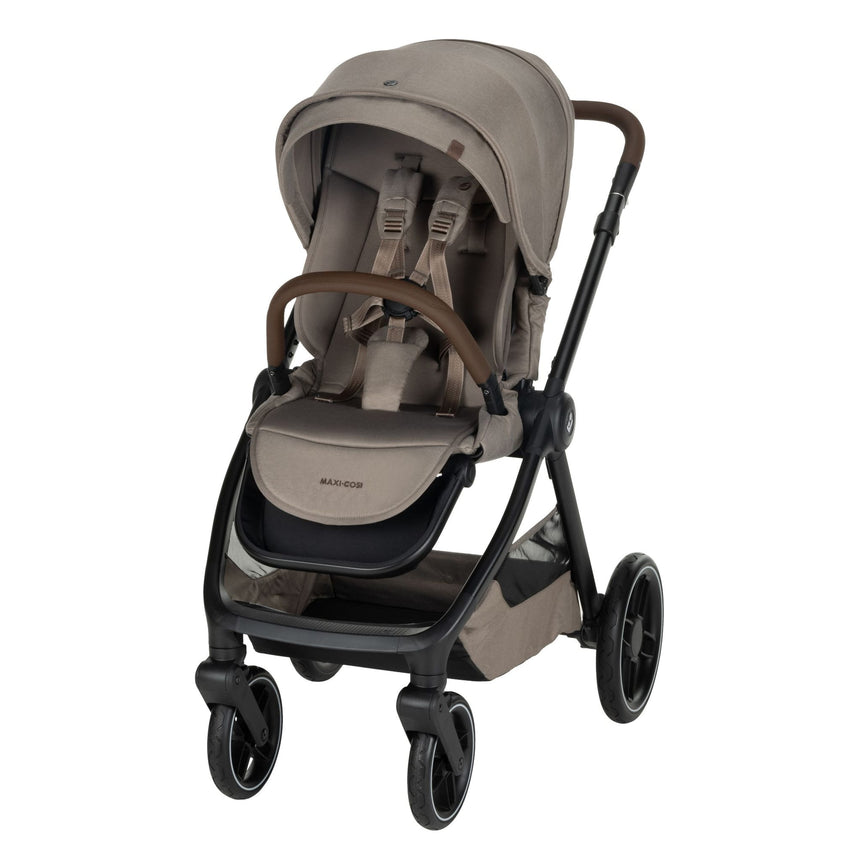 Oxford Stroller+ Mico Luxe Truffle Car Seat