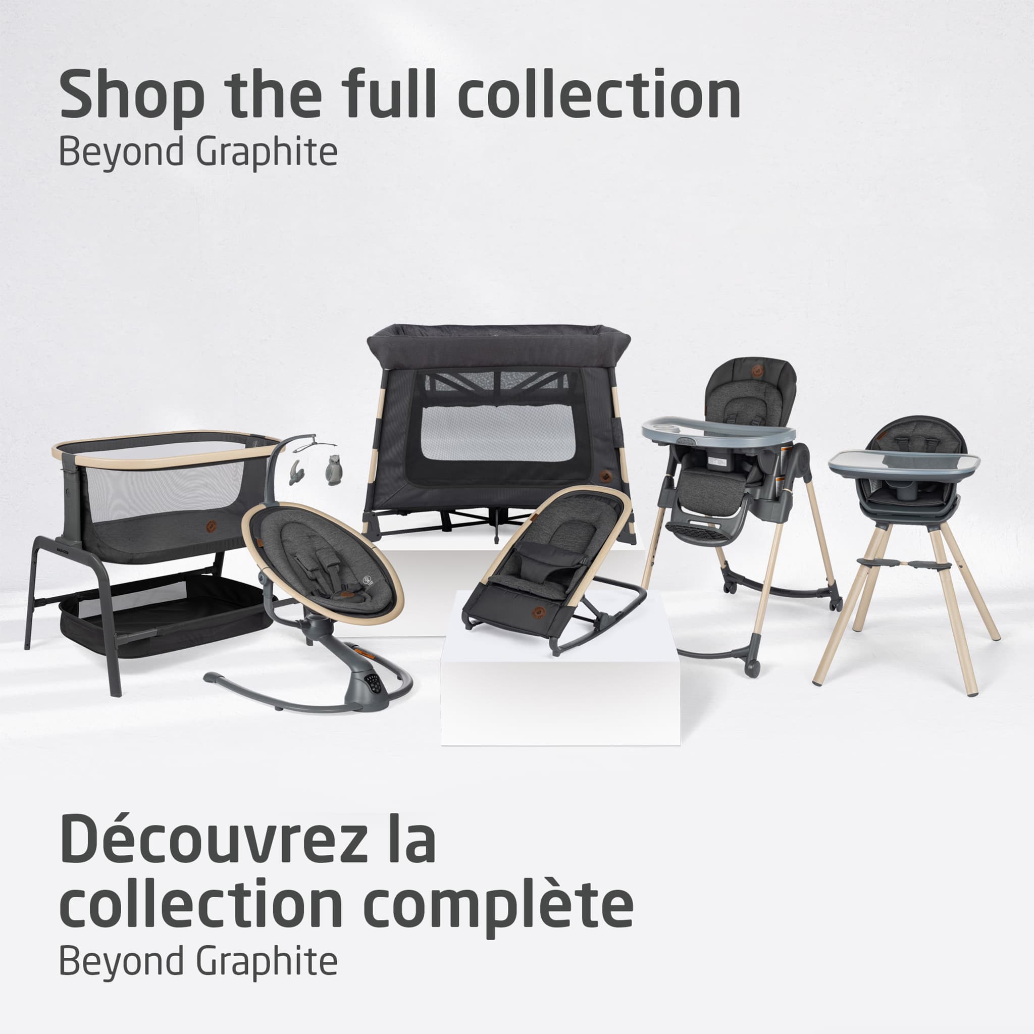 Iora MAxi-Cosi Bedside Bassinet - Beyond Graphite – CLÉMENT