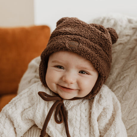 Tuque Ourson Sherpa Brun 1-2t-Petit Coulou-COU-PCTS7840-CLÉMENT