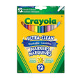Crayons Ultra-Clean (12) Lavables Pointes Fines-Crayola-CRL-58-7510-CLÉMENT