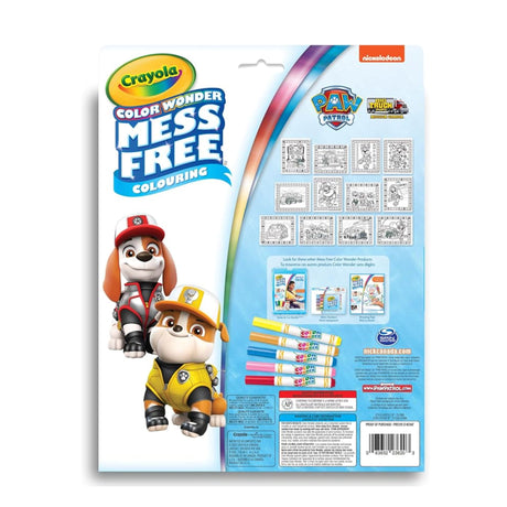 Crayola Color Wonder Mess-Free Colouring Book & Markers Kit - Paw Patrol