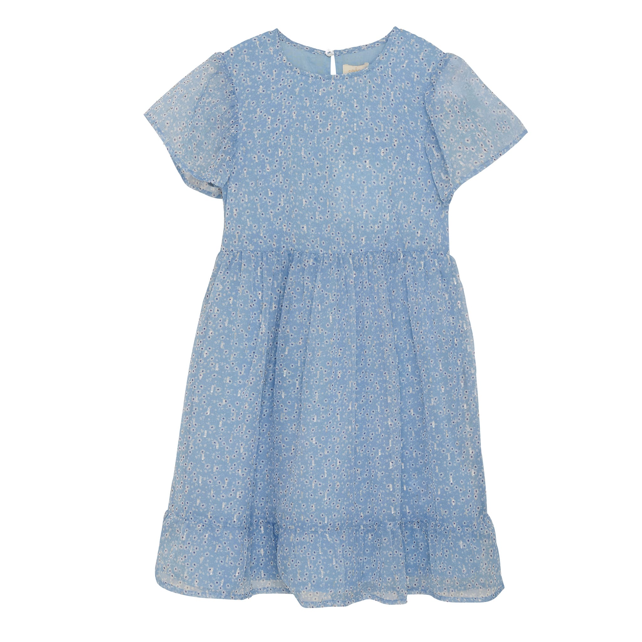 Flower Lurex Dress 7-14y – CLÉMENT