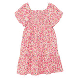 Robe Structure Fleurs 4-14ans-Creamie-Rose-4-CRM-823112-1111-CLÉMENT