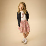 Jupe Structure Fleurs 2-14ans-Creamie-CRM-823153-1111-CLÉMENT