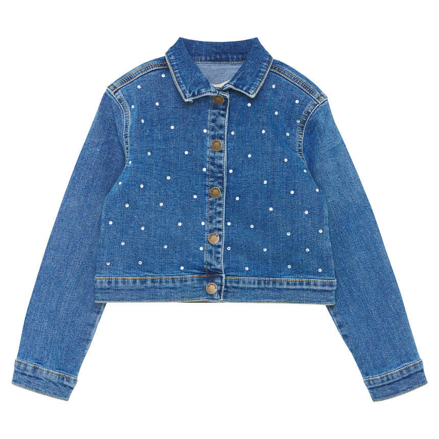 Veste Denim Brillant 7-14ans-Creamie-Denim-7-CRM-823166-7770-CLÉMENT