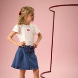 T-shirt Love 2-14ans-Creamie-CRM-823202-1103-CLÉMENT