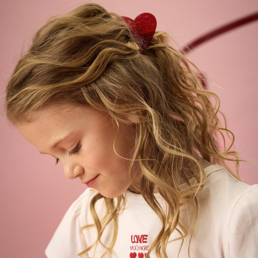 T-shirt Love 2-14ans-Creamie-CRM-823202-1103-CLÉMENT