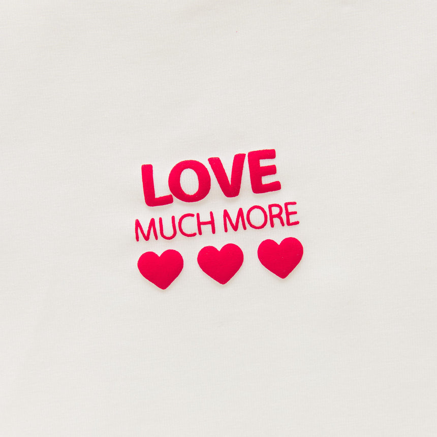 T-shirt Love 2-14ans-Creamie-CRM-823202-1103-CLÉMENT