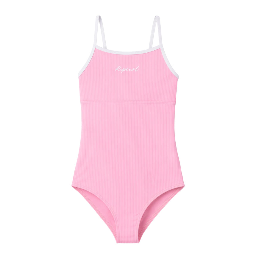 Maillot Côtelé Premium 8-14ans-Rip Curl-Rose-8-CUR-03LGSW-CLÉMENT