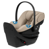 Ensemble Cybex - Poussette Eos & Siège Aton G Swivel