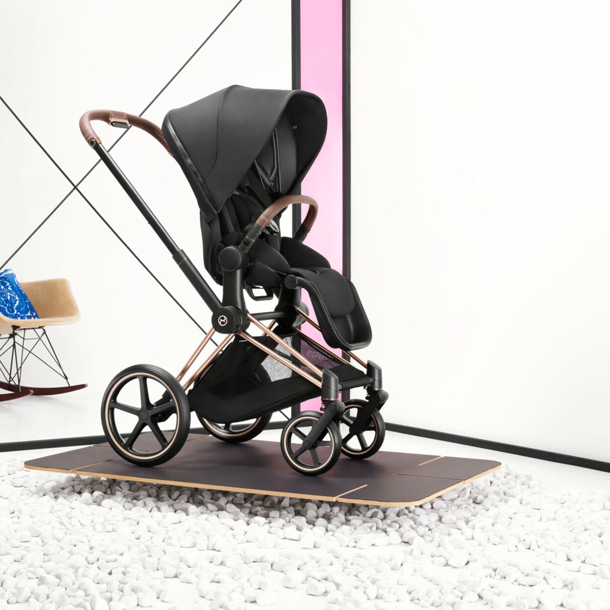 Poussette Priam - Rosegold Brun - Cybex – CLÉMENT