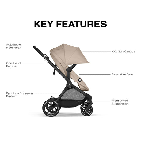 Poussette Eos - Amande-Cybex-CYB-524002681-CLÉMENT