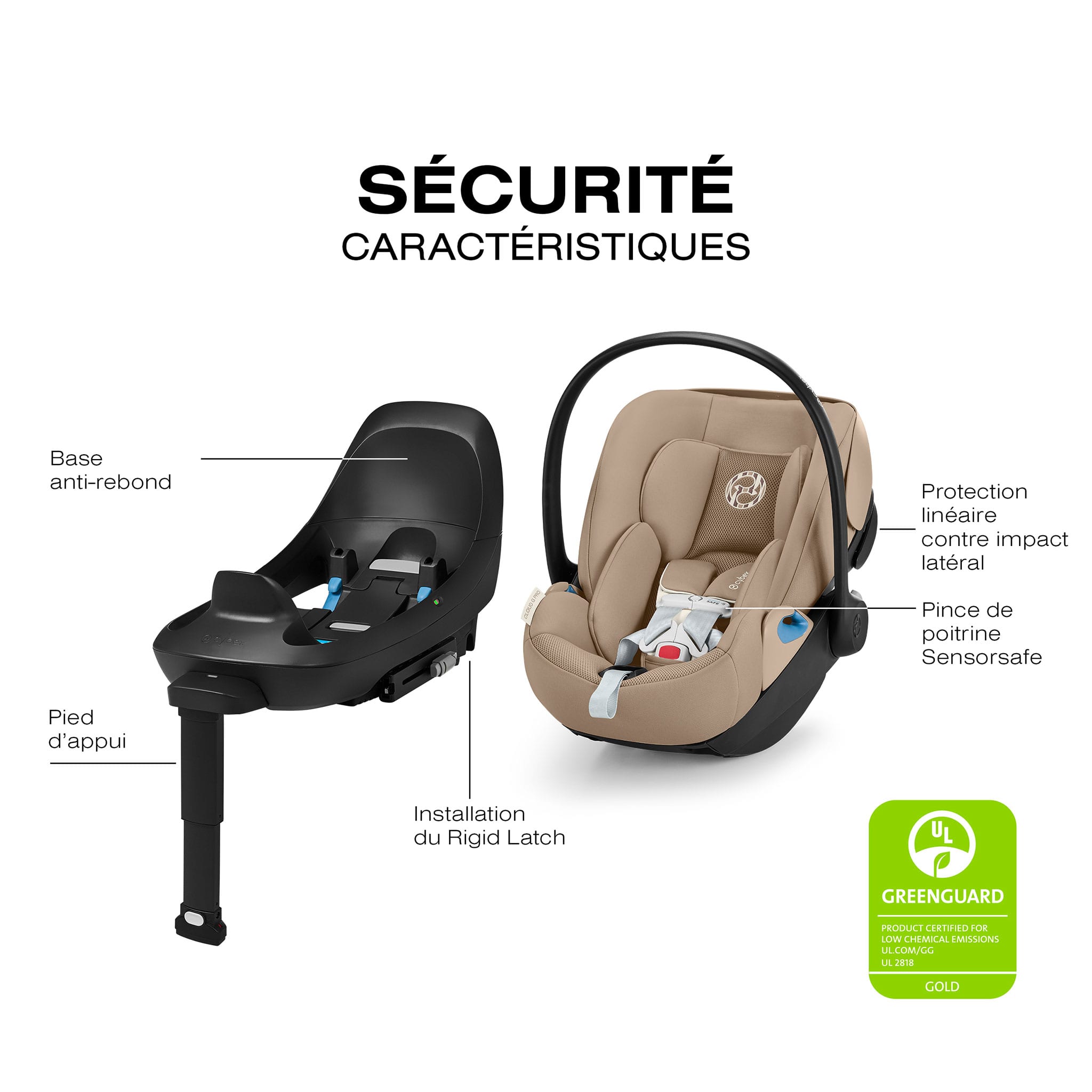 Siège Auto Cloud G Pro - Noir - Cybex – CLÉMENT