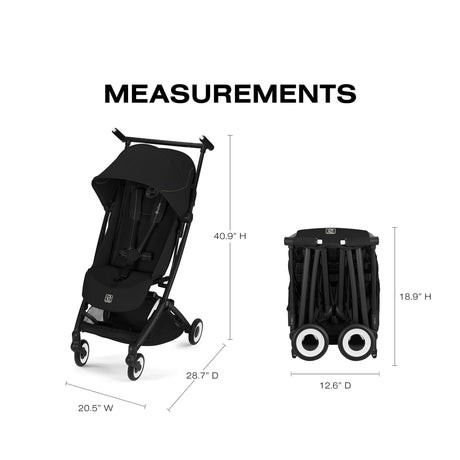 Poussette de voyage ultra légère LIBELLE - Noir-Cybex-CYB-526000933-CLÉMENT